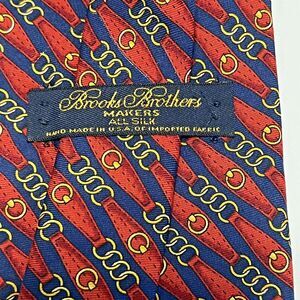 Brooks Brothers Makers All Silk Mens 58"‎ Tie